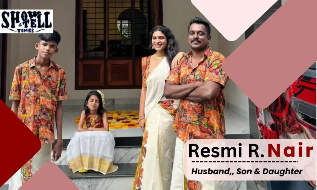 Resmi R Nair Family
