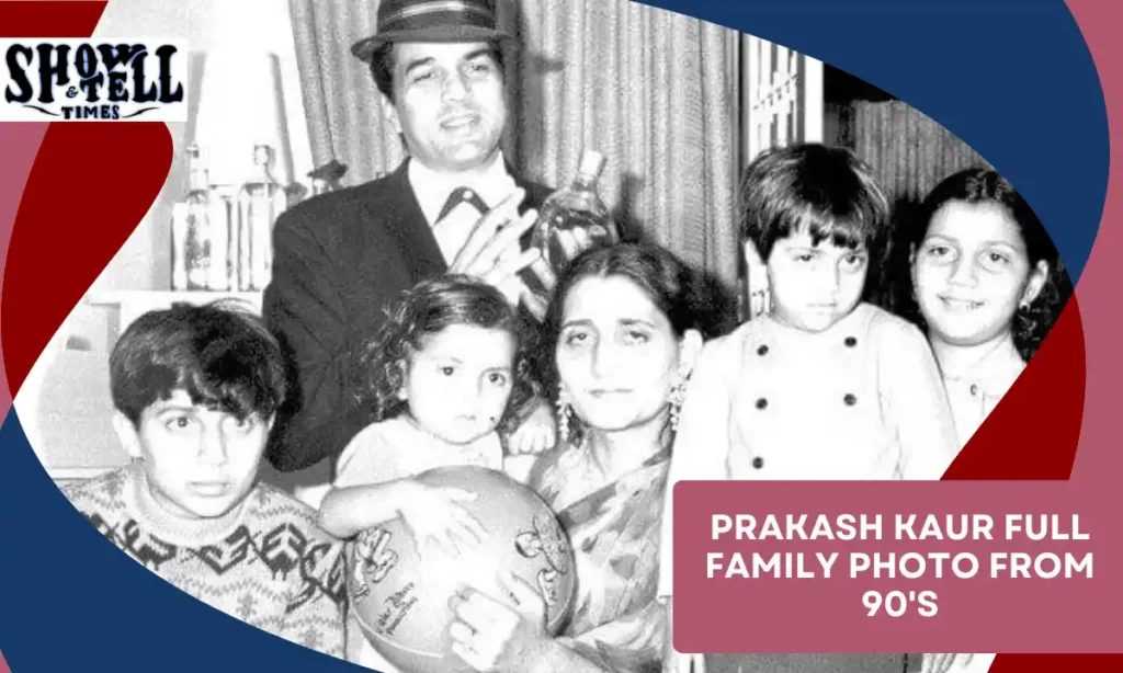 Prakash Kaur Full Family Photo from 90's